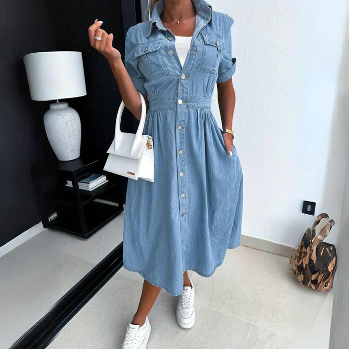 Helora™ | Chic Denim Dress (Almost Sold Out)